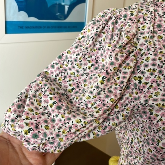 ANTHROPOLOGIE ENGLISH ROSE 🌹 T-shirt floral Size S - Picture 4 of 6